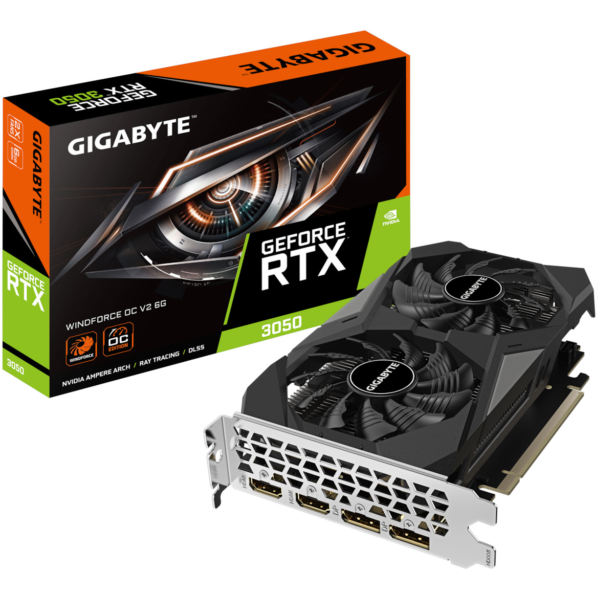 Gigabyte GeForce RTX 3050 6GB GDDR6 Windforce OC v2