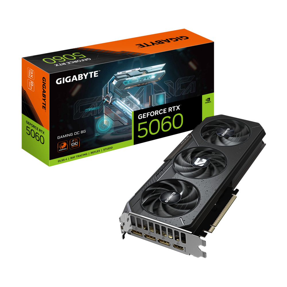 Gigabyte GeForce RTX 5060 8GB GDDR7 GAMING OC