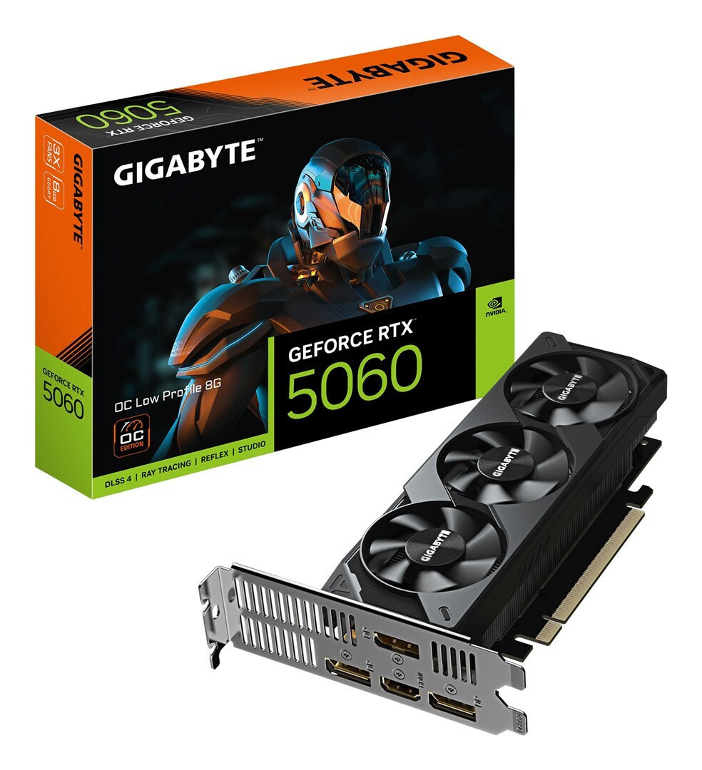 Gigabyte GeForce RTX 5060 8GB GDDR7 OC Low Profile 8G